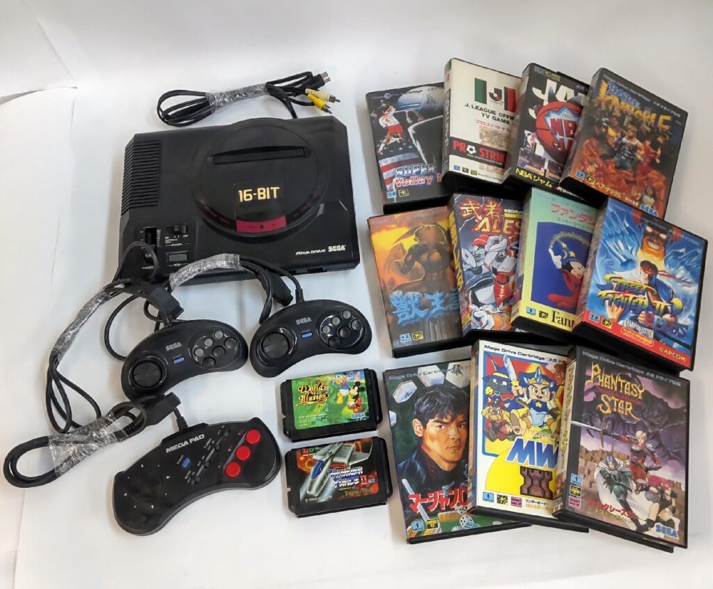 ジャンク 動作未確認 SEGA セガ MEGA-DRIVE メガドライブ HAA-2510 16Bit ソフトいろいろ 現状品