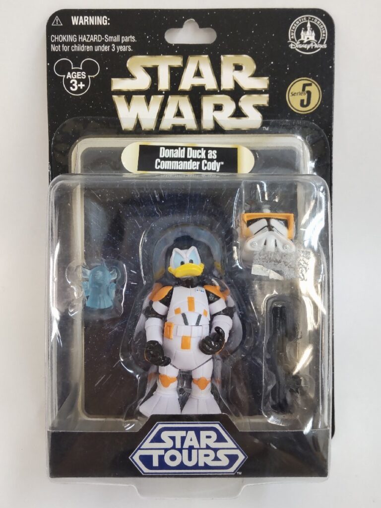 未開封 STAR WARS スターウォーズ コマンダーコーディ ドナルドダック フィギュア ディズニー スターツアーズ