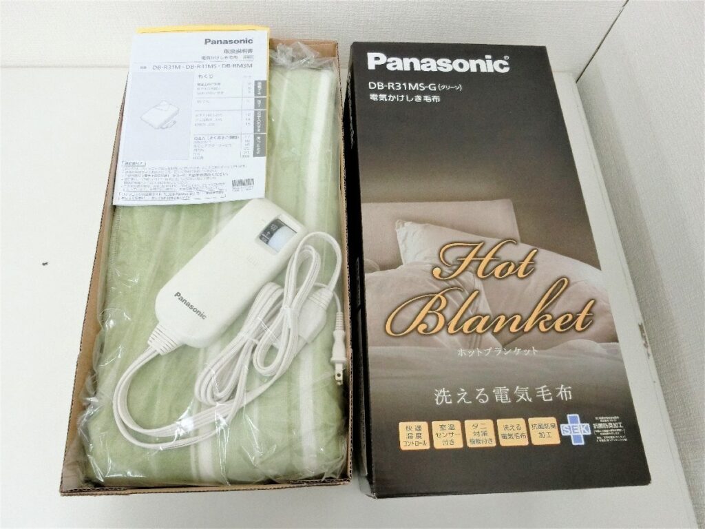 Panasonic パナソニック 電気かけしき毛布 DB-R31MS 2016年製 グリーン