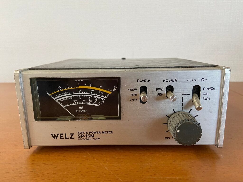 WELZ SWR＆POWER METER SP-15M 1.8-150MHz・200W