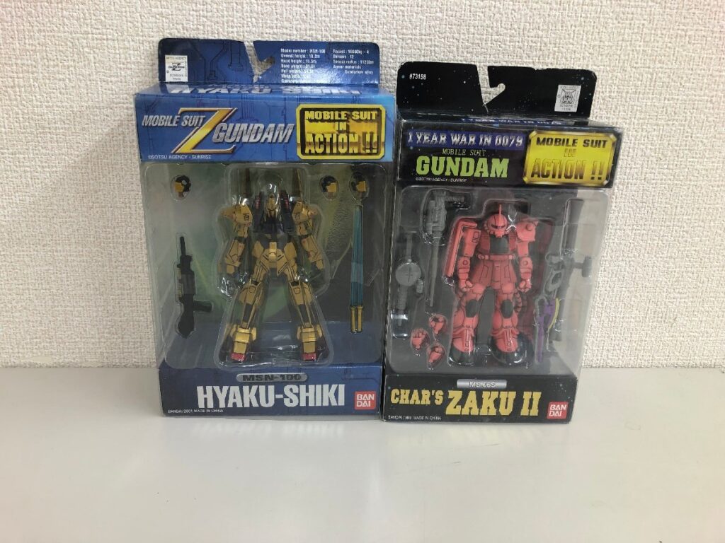 MS IN ACTION！！ MSN-100 百式 MS-06S シャア専用ザク Ⅱ セット