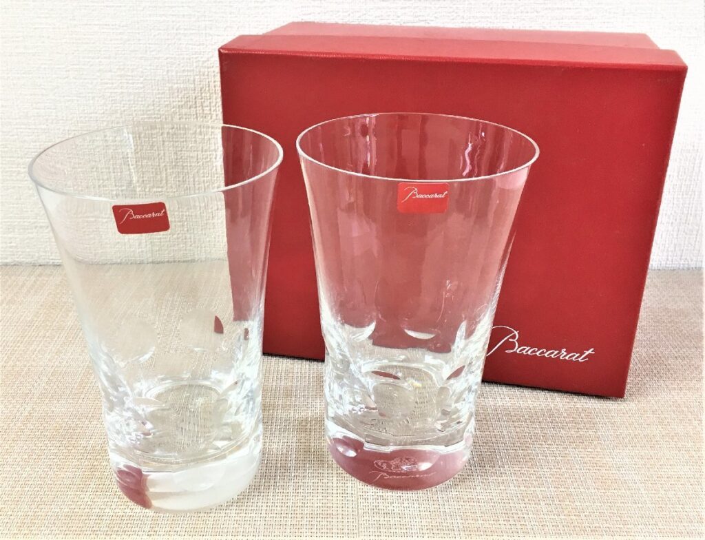 Baccarat バカラ ペアグラス 箱付き