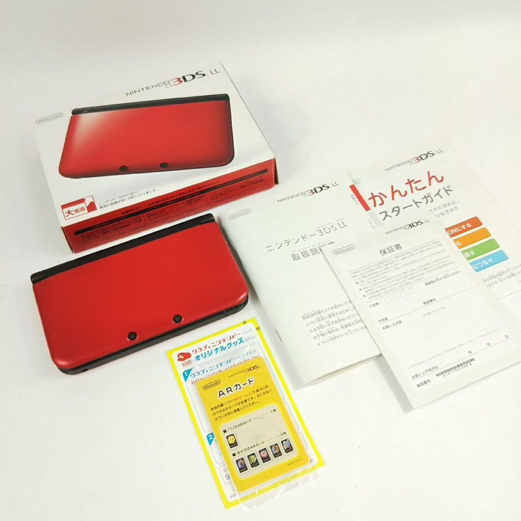 初期化済み NINTENDO 3DS LL SPR-001 レッド&ブラック ニンテンドー