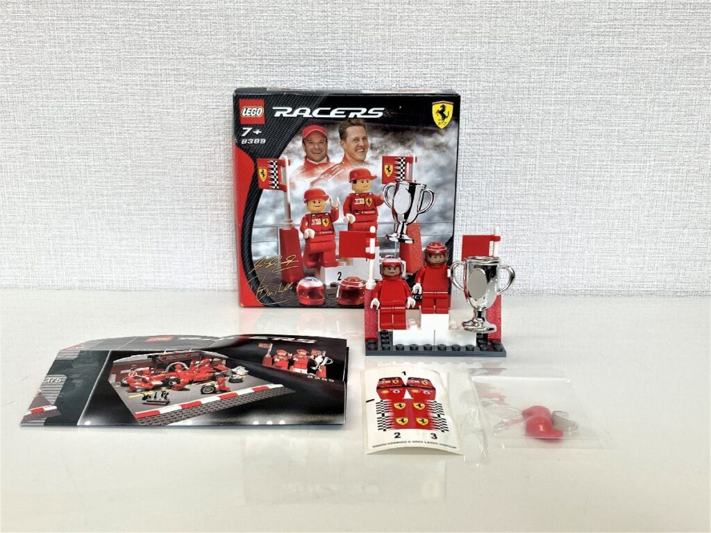 LEGO レゴ RACERS 8389 フェラーリF1 M.シューマッハ & R.バリチェロ