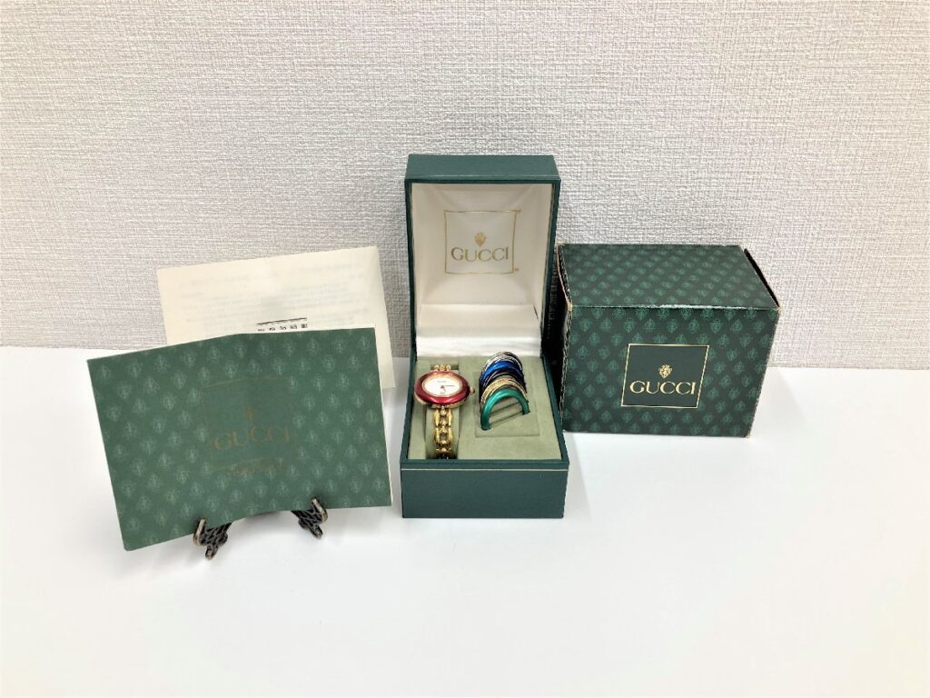 GUCCI グッチ 11/12 チェンジベゼル ホワイト文字盤 クオーツ レディース腕時計