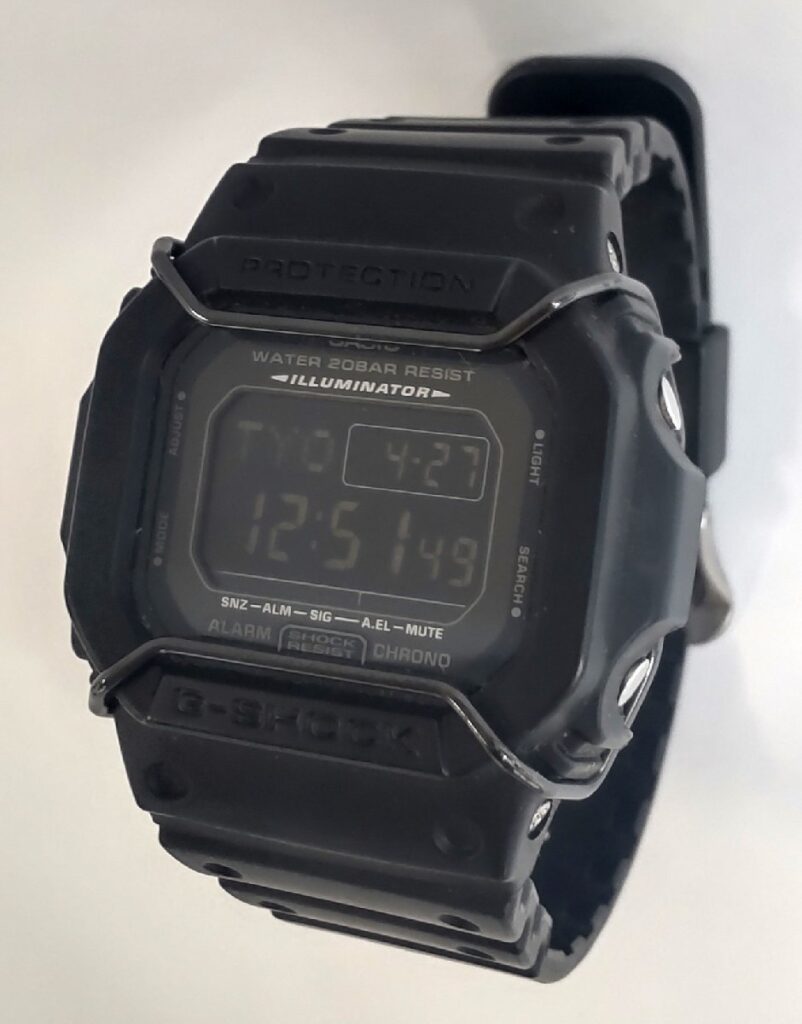 動作品 CASIO カシオ G-SHOCK Gショック DW-D5600P 腕時計 ジーショック デジタル ウォッチ ブラック 黒
