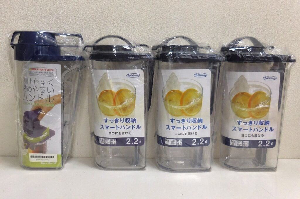 冷水筒 まとめ タテヨコ冷水筒 ヨコにも置ける 2.2 防汚加工 計4点