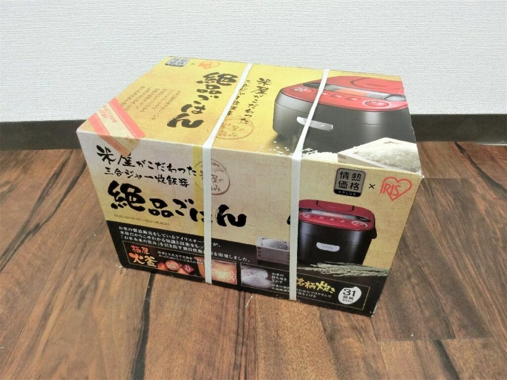 IRIS OHYAMA アイリスオーヤマ 三合ジャー炊飯器 DKRC-MA30-RE