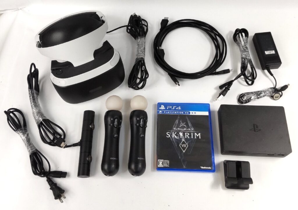 ジャンク 動作未確認 SONY PlayStation PSVR CUH-ZVR2/モーションコントローラー CECH-ZCM1E/ソフト プレイステーション4