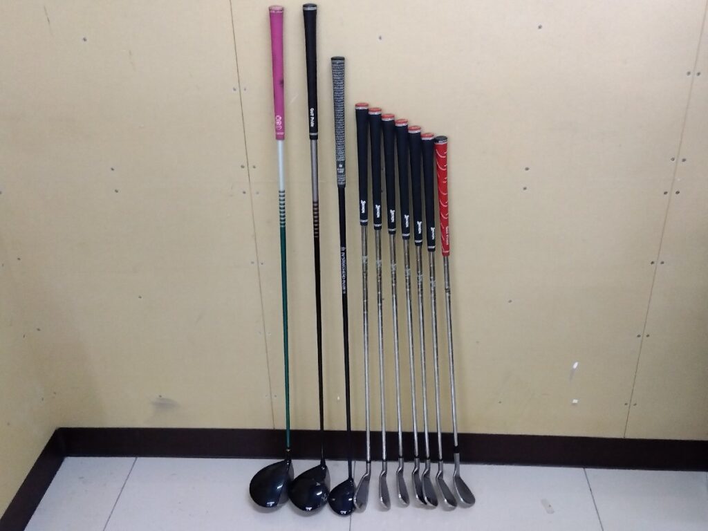 ゴルフクラブ XXIO 10°/SWORD iZU MAX CFM 9/Callaway STEELHEAD #5/SRIXON 5～9 P/Titleist SM58・12/10本セット