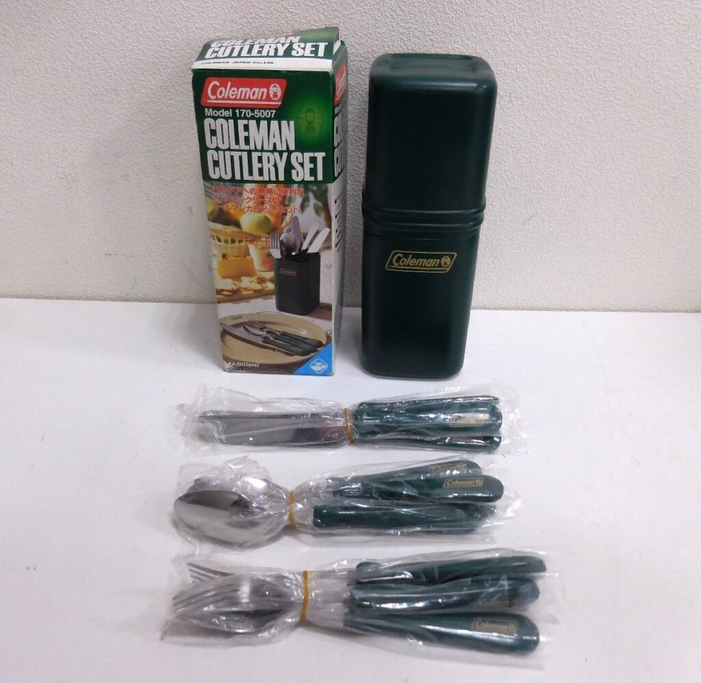 Coleman コールマン カトラリーセット 170-5007 4人用 スプーン フォーク ナイフ 各4本ずつ 計12本