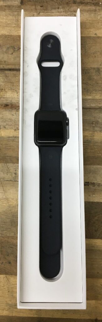 Apple AppleWatch アップルウォッチ SERIES3 42ｍｍ スマートウォッチ ブラック 黒 箱付き 初期化済み