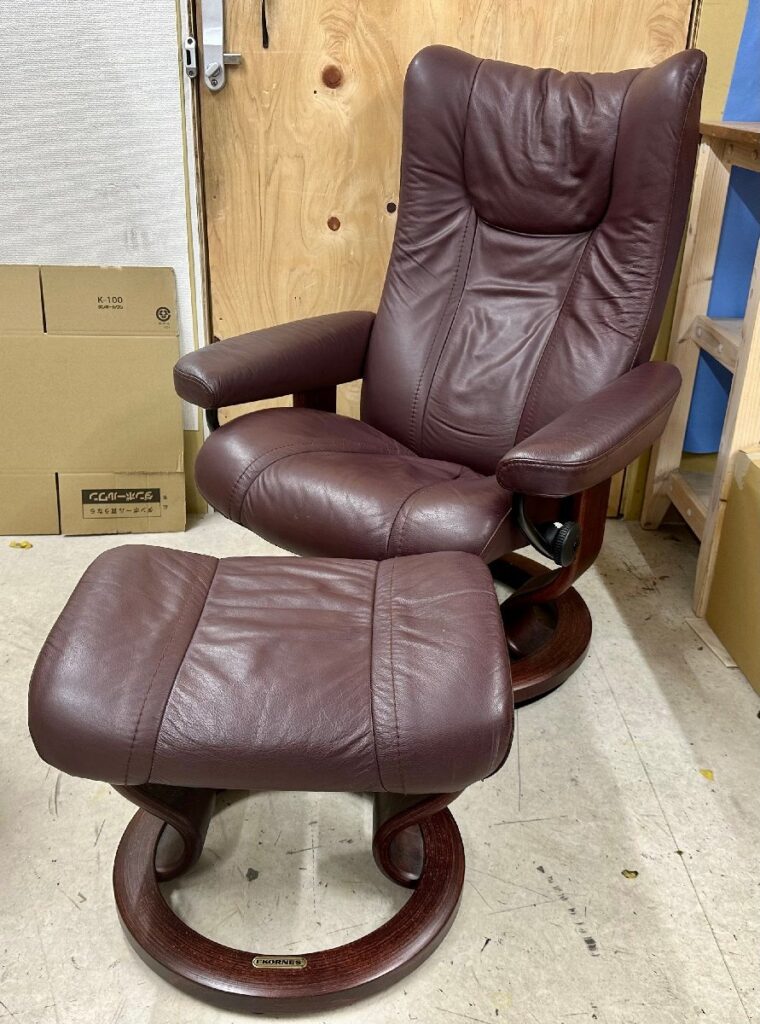 EKORNES エコーネス ストレスレスチェア リクライニングチェア オットマン レザー
