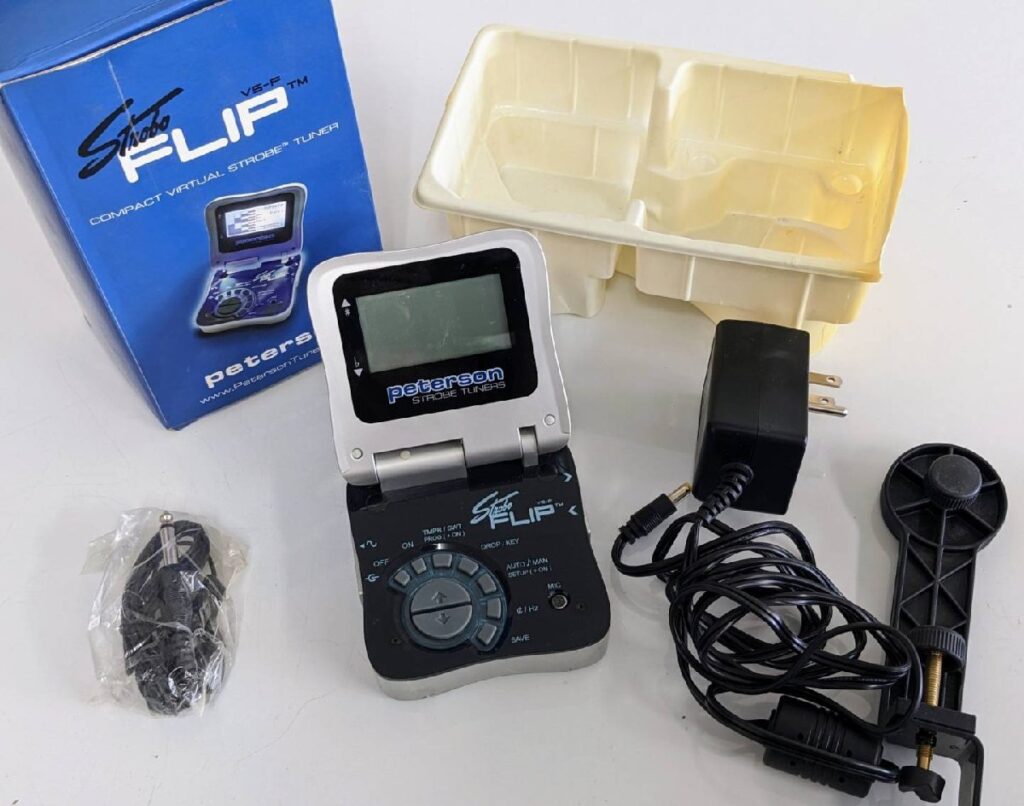 Peterson STROBO FLIP VS-F チューナー動作未確認