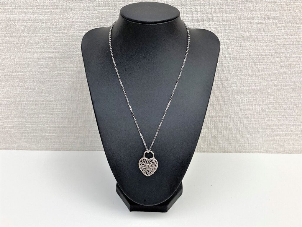 TIFFANY&Co. ティファニー フィリグリー ハート キー ペンダント ネックレス