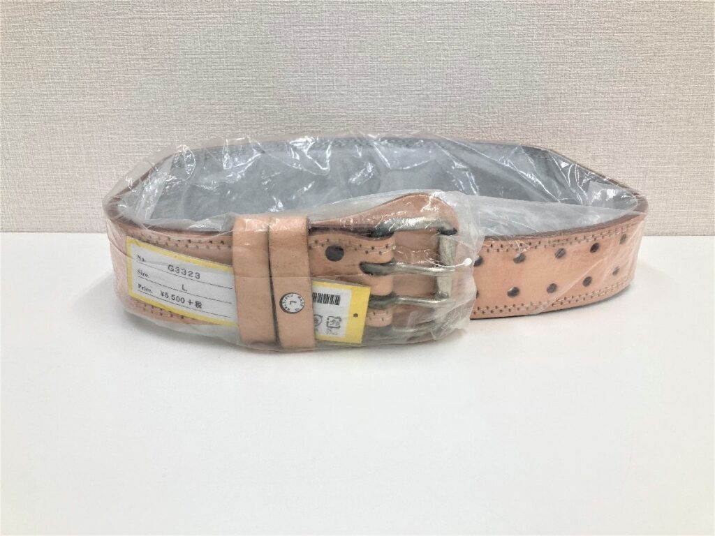 GOLD's GYM ゴールドジム レザーベルト GOLDGYM ベルト Lサイズ