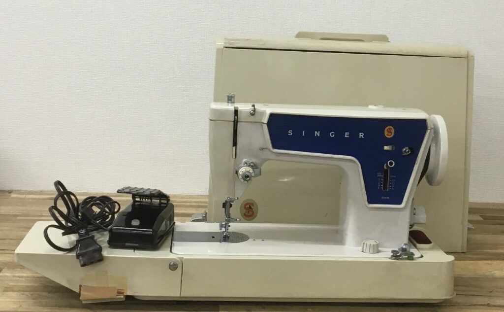 SINGER シンガー 足踏みミシン EAU13-7TV ミシン ケース付き フットペダル付き 本体 ハンドクラフト