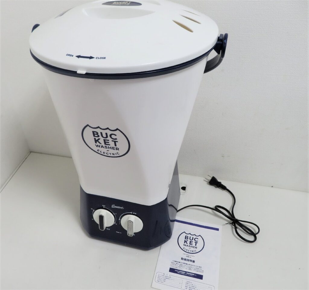 バケツウォッシャー シービージャパン TOM-12　小型洗濯機 バケツ洗濯機 簡易動作確認済み