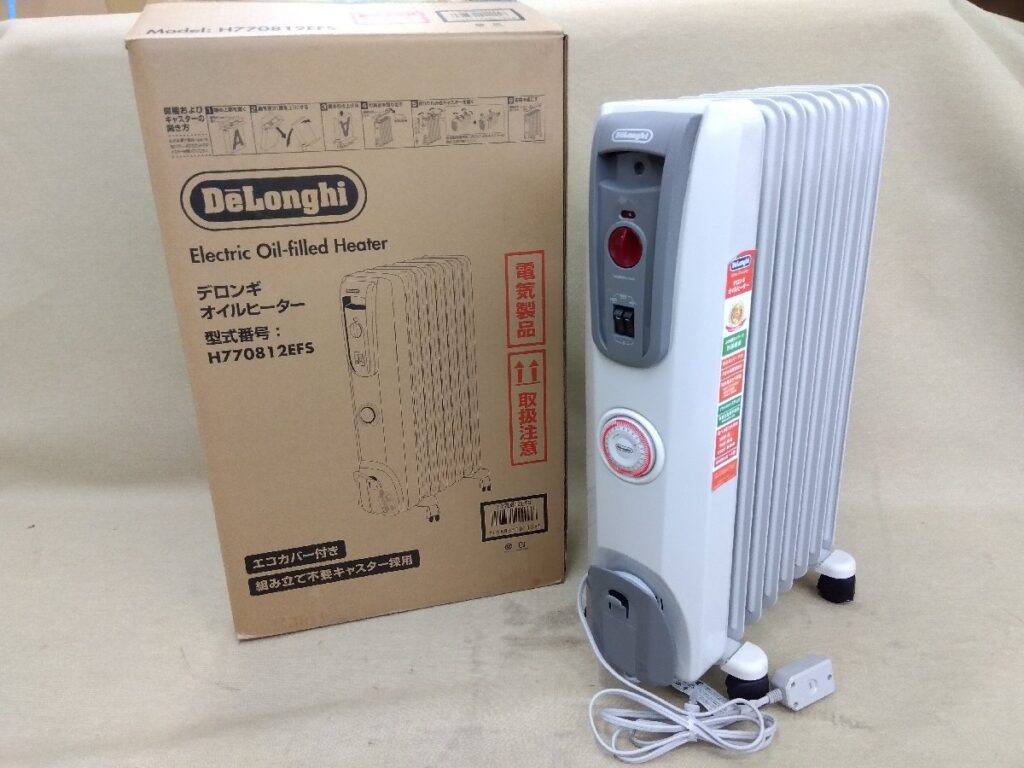 DeLonghi デロンギ オイルヒーター H770812EFSN 1200W 8～10畳