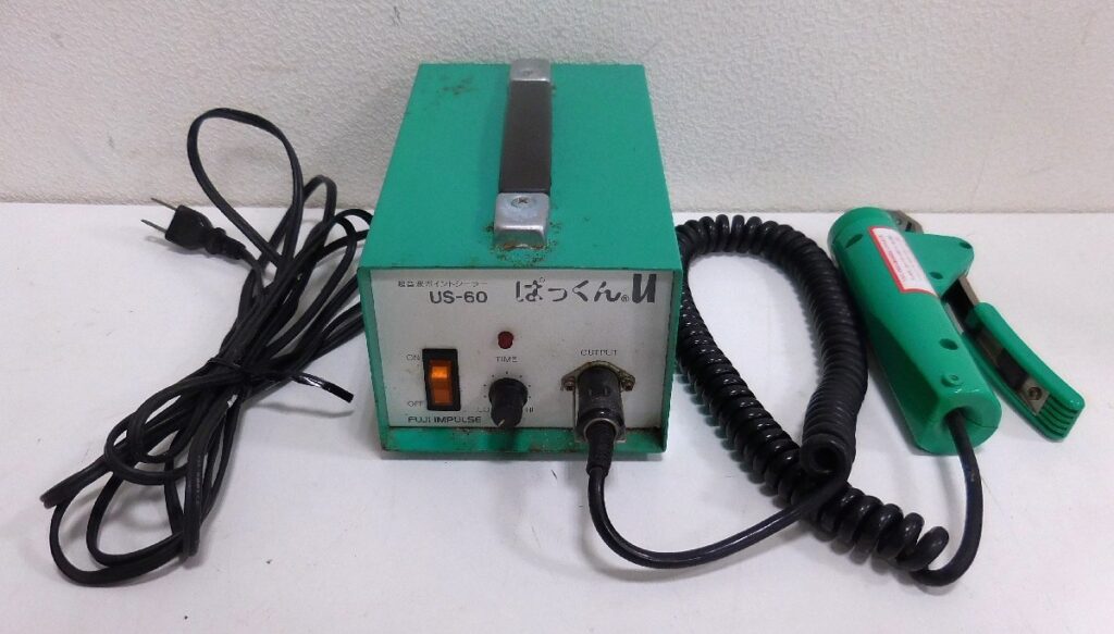 富士インパルス株式会社 超音波式ポイントシーラー ぱっくんU US-60 接着用品 通電及び動作確認済