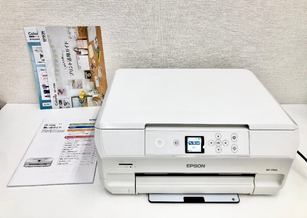 EPSON エプソン インクジェット複合機 EP-710A 2018年製 インクジェットプリンター 複合機 コピー機 通電確認済