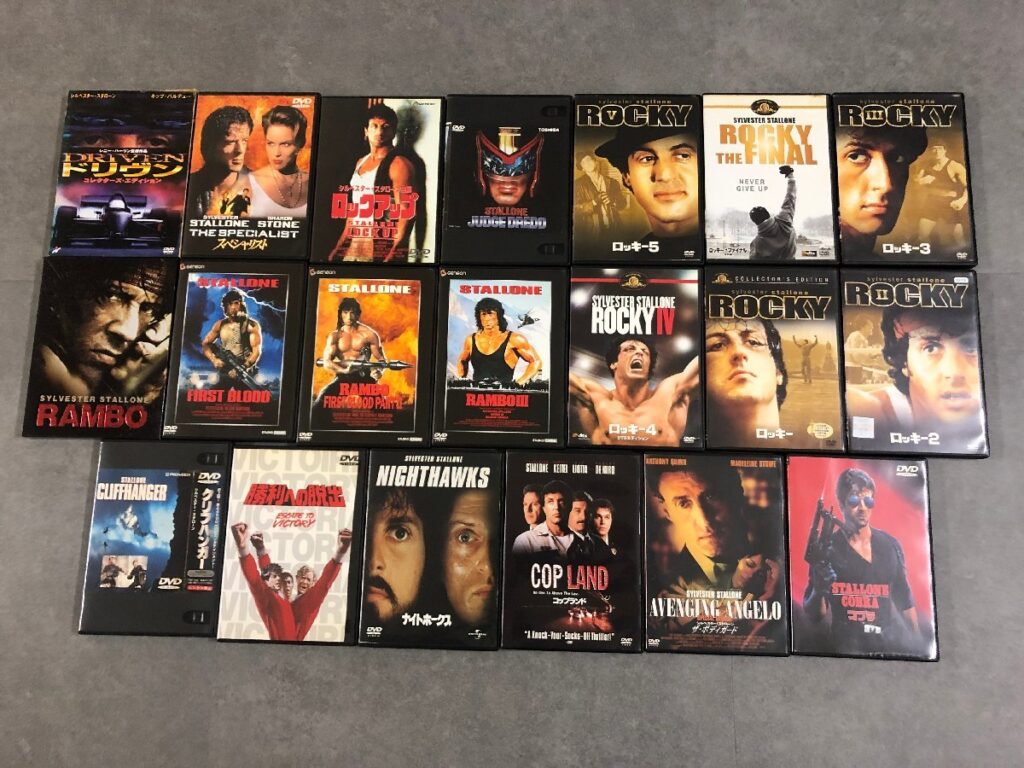 DVD 洋画（シルベスター・スタローン主演・出演作）まとめ30枚