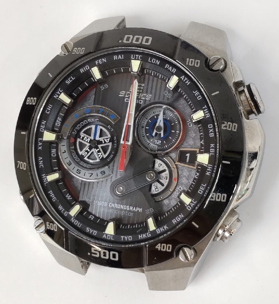 不動品 ジャンク CASIO カシオ エディフィス 腕時計 EQW-M1100 フェイスのみ 現状品