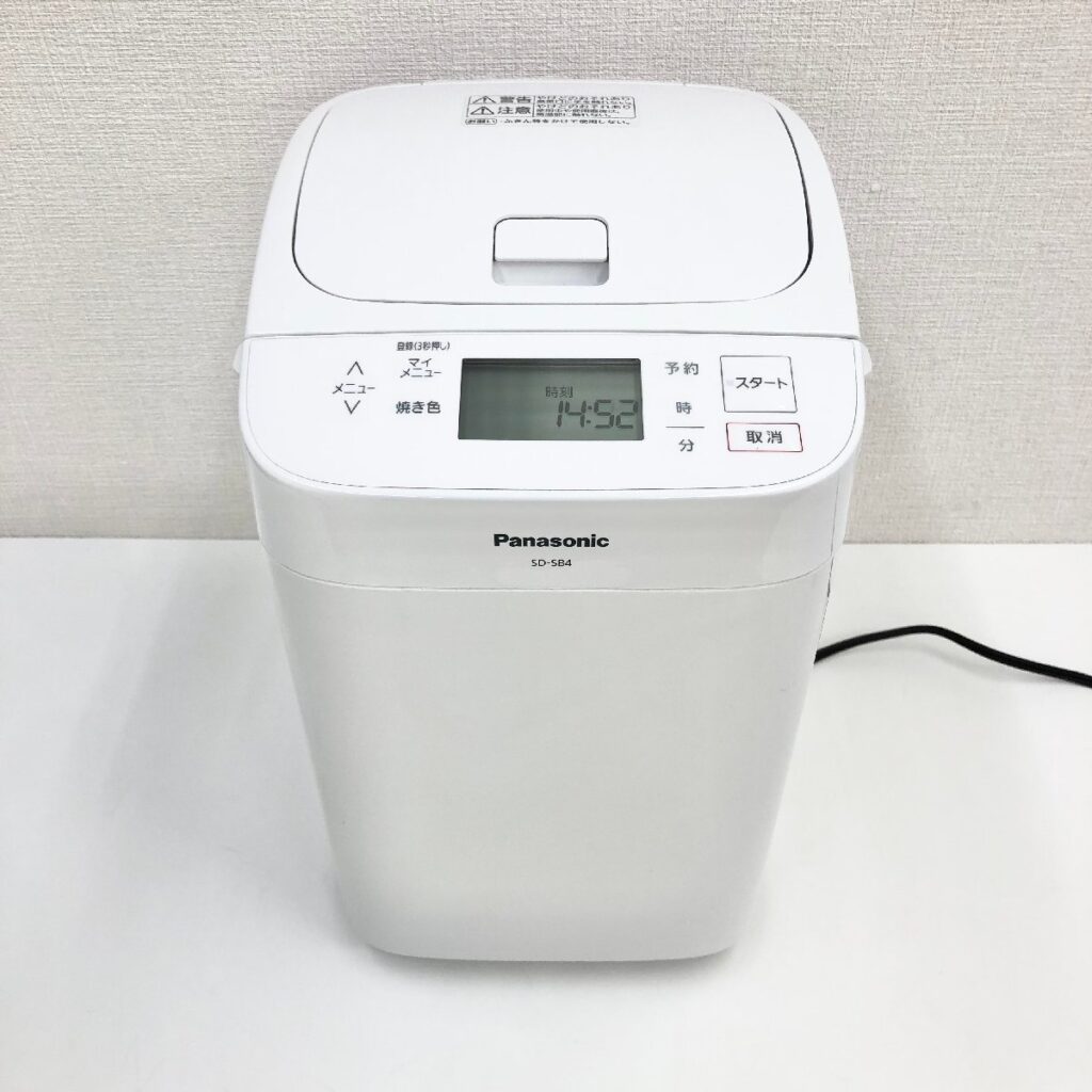 Panasonic パナソニック ホームベーカリー SD-SB4-W 2021年製 1斤タイプ ホワイト 調理家電 キッチン家電