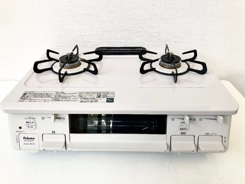 Paloma パロマ ガスコンロ ガステーブル PA-S42H-1R 都市ガス 2021年製 右強火力 ホワイト 調理器具