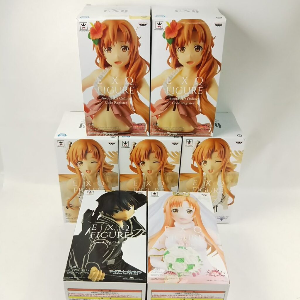 大量 未開封 ソードアート・オンライン EXQフィギュアいろいろまとめて キリト/アスナ