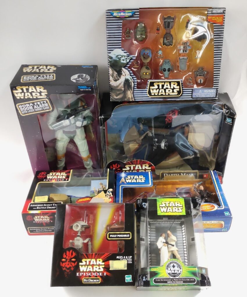 未開封 STARWARS スターウォーズ グッズいろいろまとめて フィギュア/ルームアラームなど