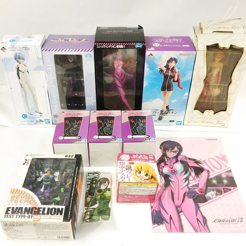 未使用多数 大量 新世紀エヴァンゲリヲン フィギュアなどグッズいろいろまとめて
