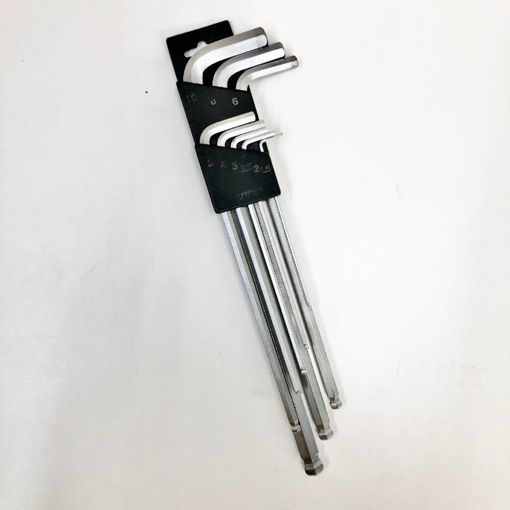 KTC ボールポイントL型ロング 6角棒レンチセット 工具 8本 DIY