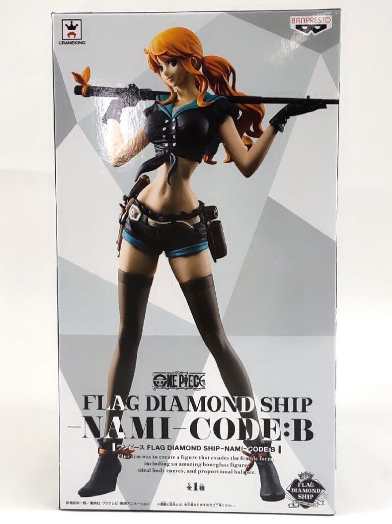 未開封 ONE PIECE FLAG DIAMOND SHIP NAMI CODE:B フィギュア ワンピース ナミ バンプレスト CRANEKING