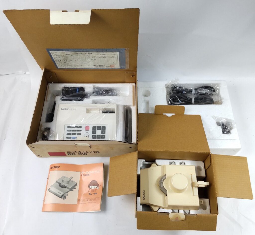 ジャンク 動作未確認 brother ニットキャンバス KC-310/アーガイルキャリジ 2点セット ブラザー 現状品