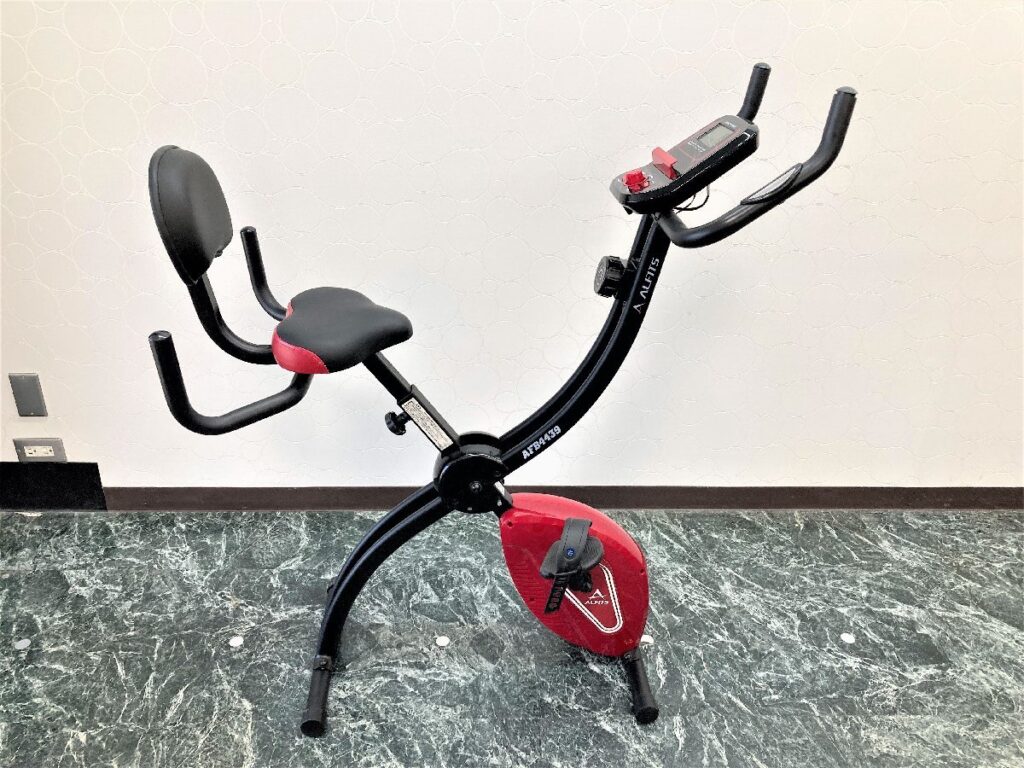 アルインコ ALINCO エアロバイク ALFITS AFB4439 フィットネストレーニング 赤×黒