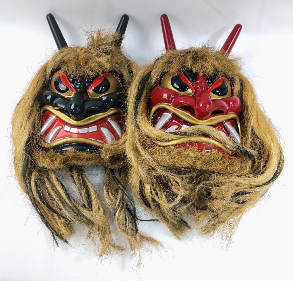 なまはげ お面 2点セット おめん