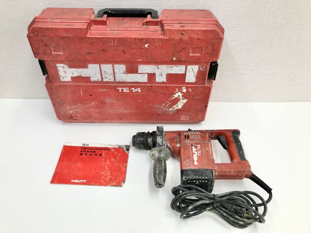 HILTI ヒルティ ハンマードリル TE14 電動工具 取扱説明書 ケース付き