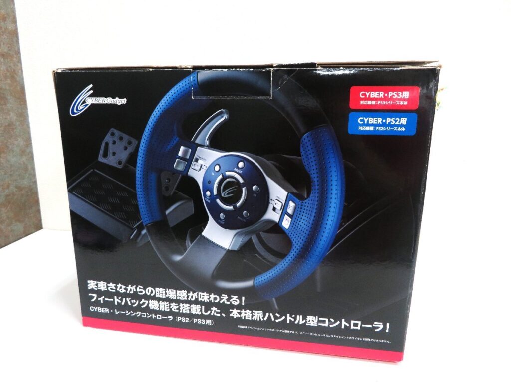 CYBER Gadget CY-P3RAC-BK レーシングコントローラー フットペダル無し 動作未確認