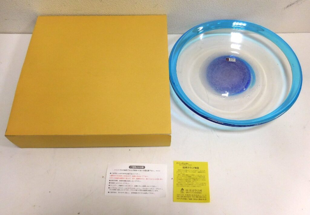 琉球ガラス物語 琉球ガラス村 皿 琉球ガラス