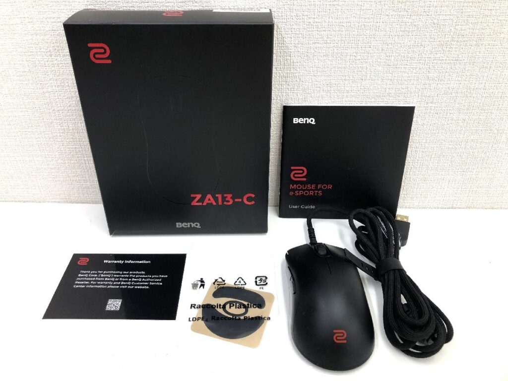 BenQ ゲーミングマウス ZA13-C Mouse for e-Sports 右利き用 左右対称型 マットブラック