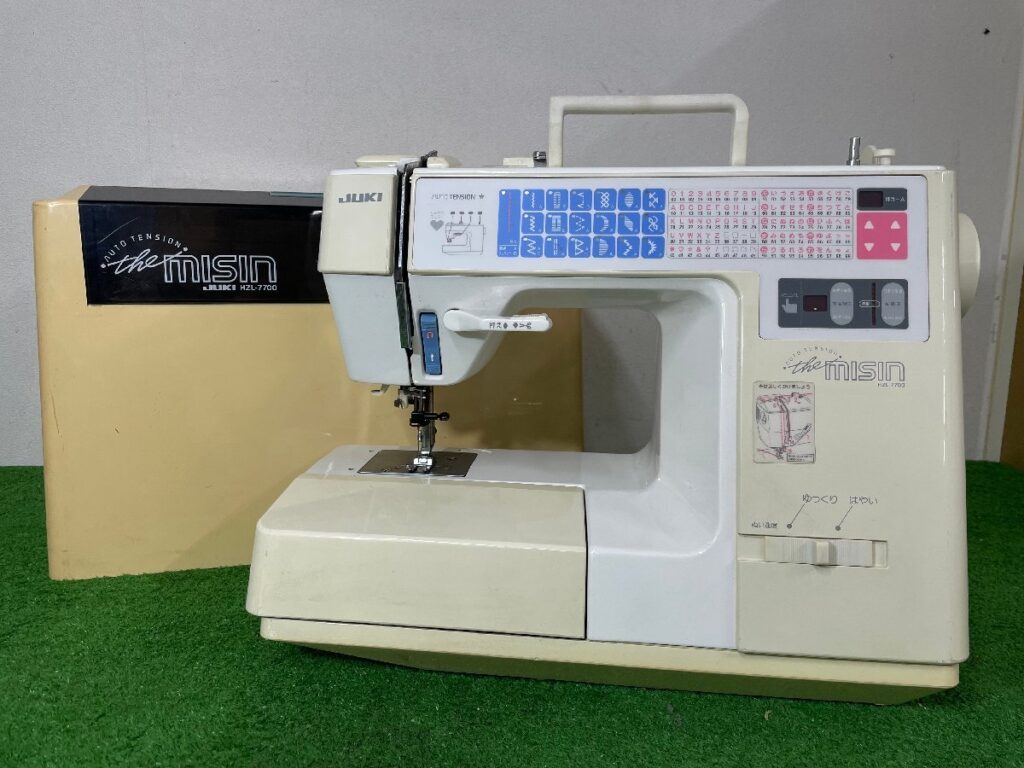 JUKI ジューキ コンピューターミシン HZL-7700 通電確認済 手工芸 手芸 裁縫 The Misin 日本製