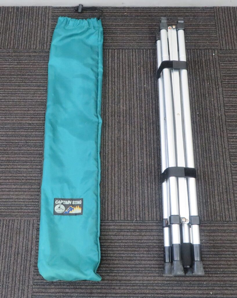 CAPTAINSTAG キャプテンスタッグ ツーバーナー スタンド キャンプ 外飯 バーベキュー アルミ製 袋つき