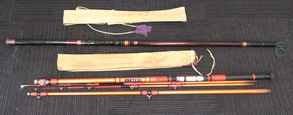 釣竿まとめ DAIWA ダイワ 村雨 むらさめ 81鮎竿 新みさき 300 FS-7 計2本 竿袋つき