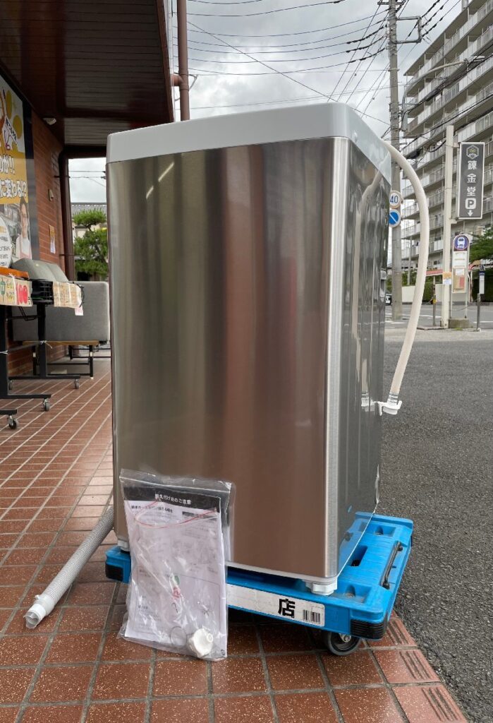 2021年製 ELSONIC 5.5Kg 全自動洗濯機 EH-L55DDS2 エルソニック 取扱説明書付 通電確認済