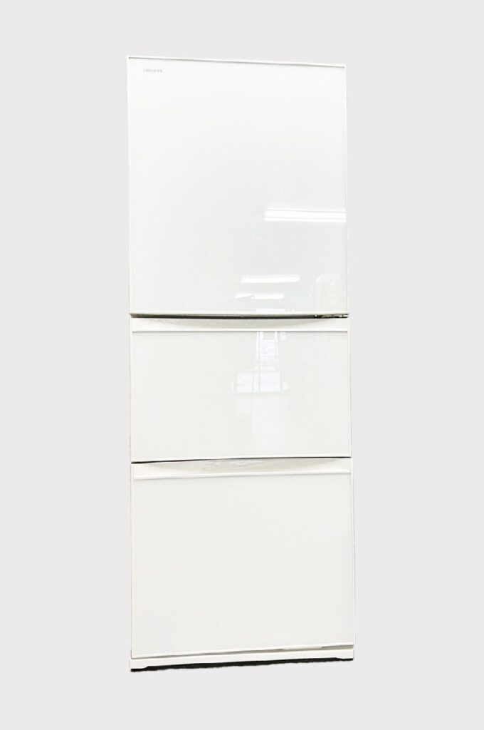 TOSHIBA VEGETA ノンフロン冷凍冷蔵庫 GR-M33SXV EW 2019年製 3ドア 自動製氷 330L