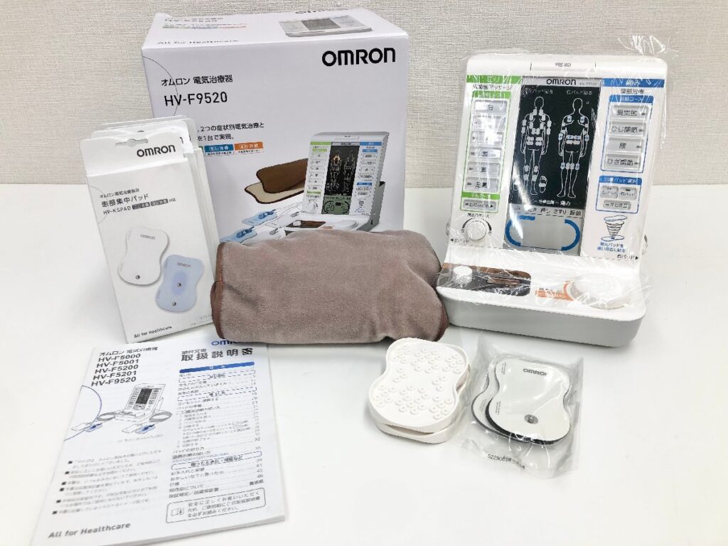 OMRON オムロン 電気治療器 HV-F9520 低周波・温熱組合せ家庭用医療機器 患部集中パッド HV-KSPAD 付