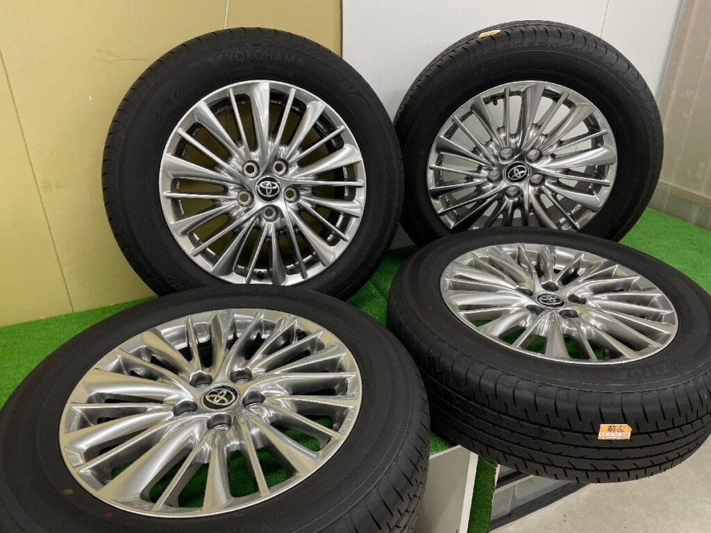 TOYOTA トヨタ 純正タイヤホイール 4本セット YOKOHAMA 17×6 1/2 J33 225/60R17 99H アルミ