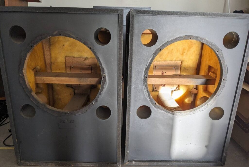 JBL 4507エンクロージャー ペア シリアル 「10359」「10362」 動作未確認