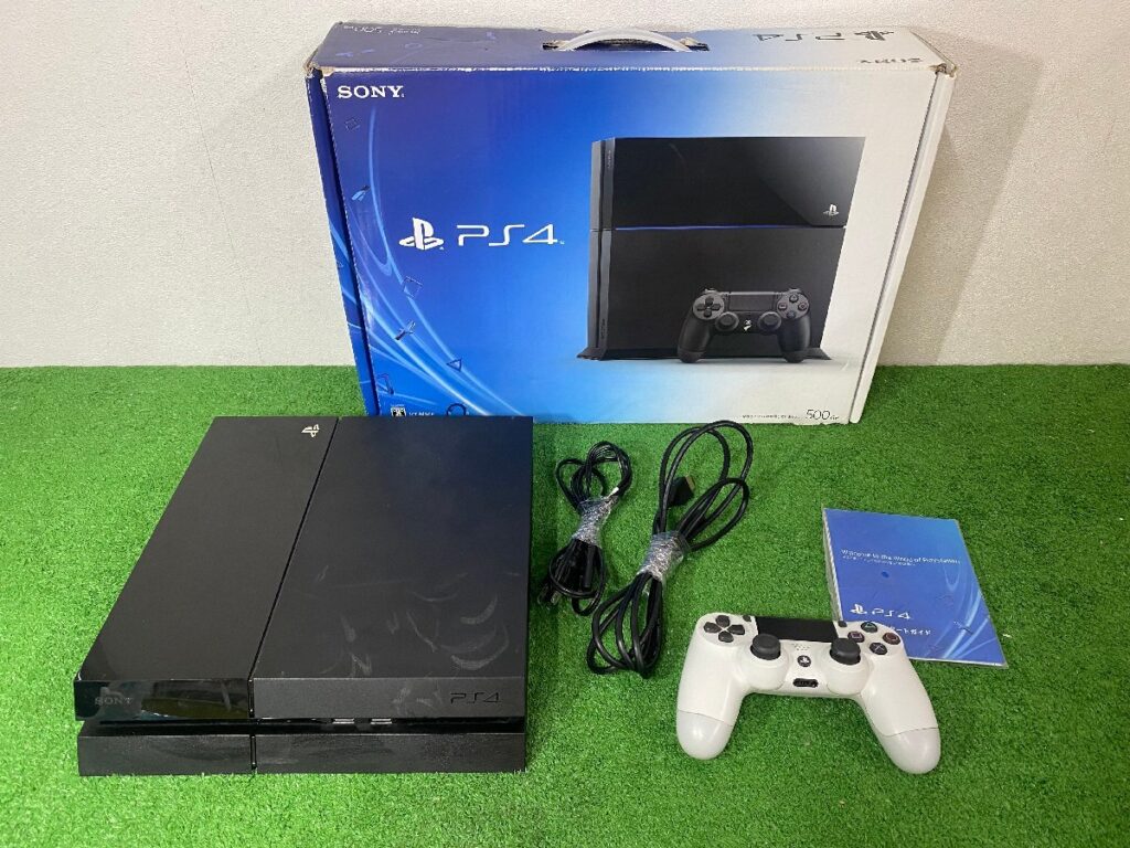PS4 CUH-1000A 500GB 動作確認済み初期化済み ジェット・ブラック コントローラー プレステ PlayStation プレステ４